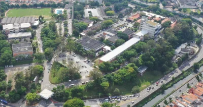 Visão aérea do Instituto Mauá de Tecnologia